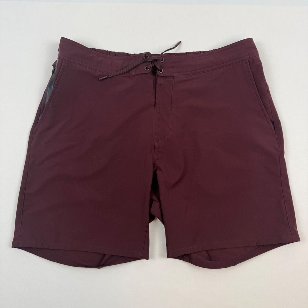 Ten Thousand Men Maroon The Foundation Short 7 Inch Inseam Size Large L Training